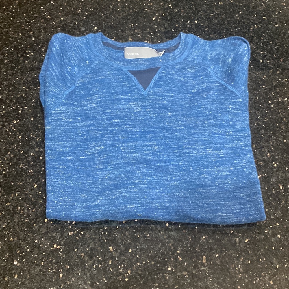 Beautiful Vince crew neck wool sweater/  shirt men’s size small